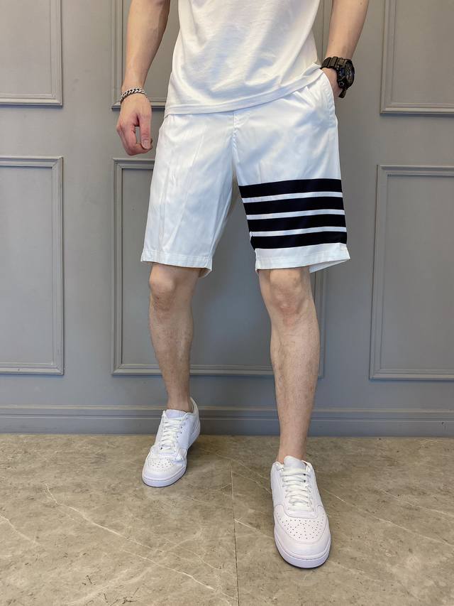 Tb New summer men's casual shorts, a high-end version! Custom-made fabrics are b