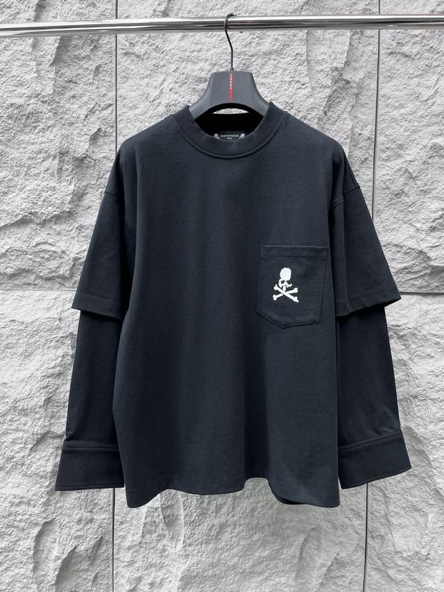 Mmj's new fall faux long-sleeved top is made of high-quality cotton fabric for a