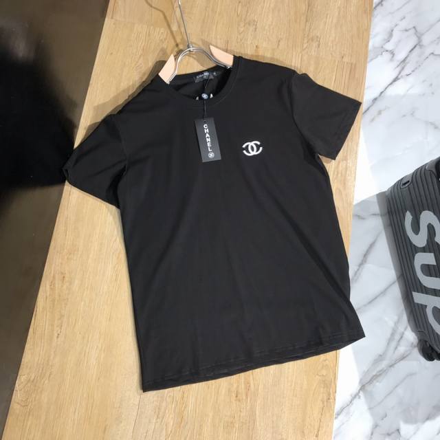 Chanle Chanel 3D logo embroidery on the front and back, printed on the back. 20S