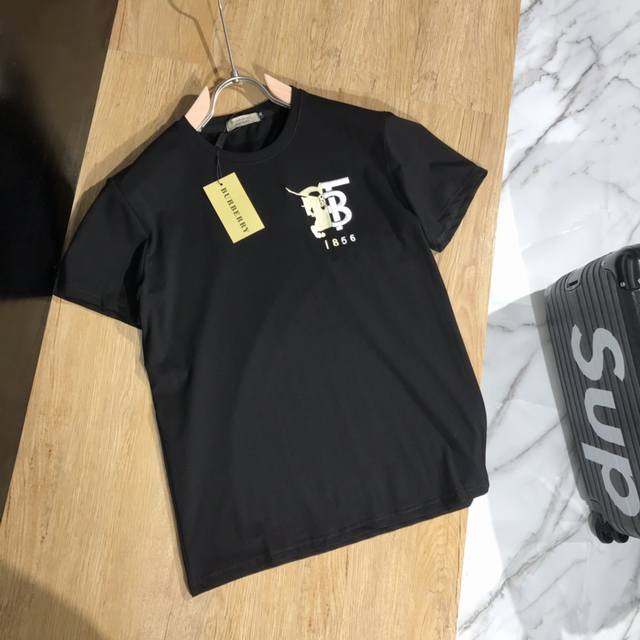 Burberry official website simple logo couple's T-shirt, 20Ss, G network synced