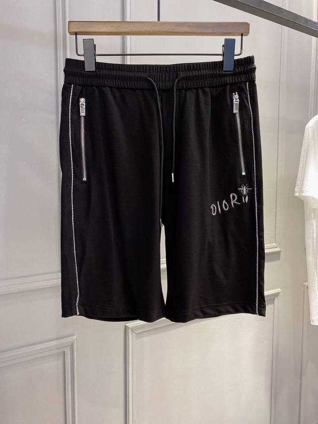 Dior's new summer men's casual shorts, a high-end version! Custom-made fabrics