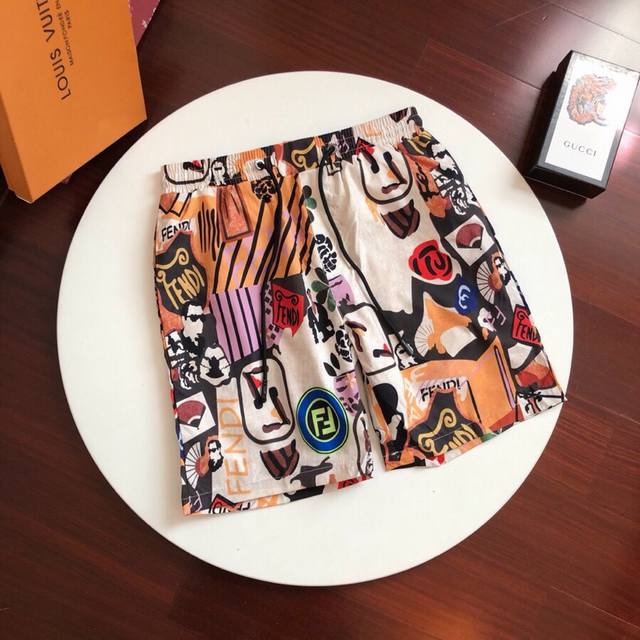 Size: M-3Xl Brand: Fendi Beach Shorts Material: Quick-drying, breathable fabric