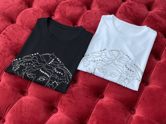 V*Er Versace 2680Ss latest spring/summer short-sleeved T-shirt, limited edition,