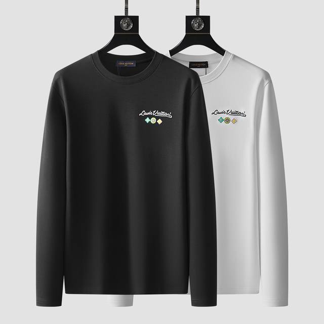 Lv's new autumn and winter fashion casual long-sleeved T-shirt is made from impo