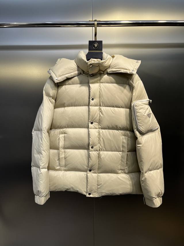 Prada down jacket 2025 autumn and winter new style original custom hardware acc