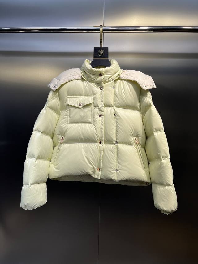 Moncler X Frgmt 2025 Fall/Winter New Anthemiock Down Jacket. Double-breasted sna