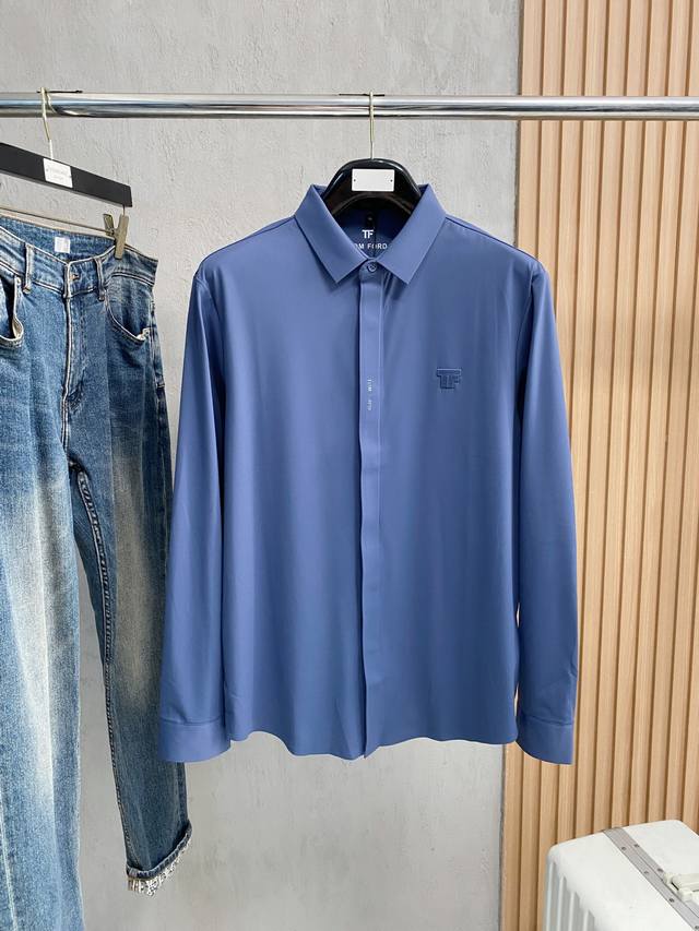 Tf Exclusive new original single men's polo long-sleeved long-staple cotton high