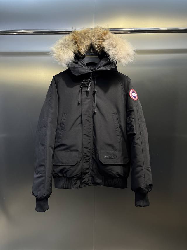 High-end black new edition Big Goose 01 Canada Goose #Chilliwack 7999M Bomber Sh