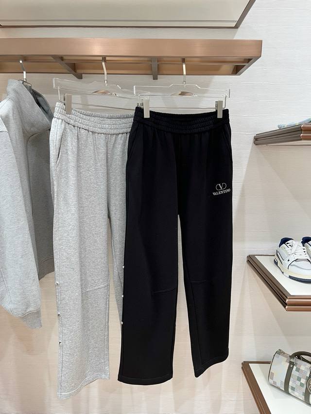 Autumn and winter style Warren straight-leg pants with nails on both sides, swea