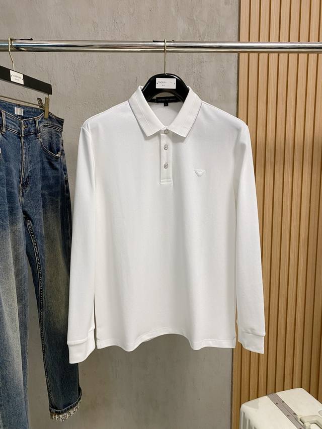 New arrival for the spring, exclusively from Armani, a new original men's polo