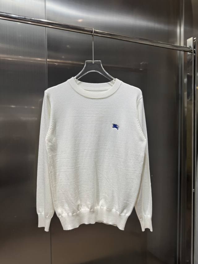 Burberry 2025 Autumn and Winter SweaterFabric: 100% Andy VelvetFeatures: Anti-pi
