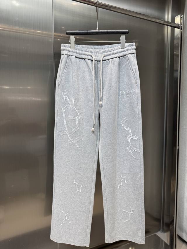 Givenchy 2025 Autumn/Winter New Pants Pure Cotton Sweatshirt Pants Comfortable a
