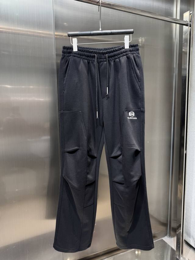 Balenciaga 2025 Autumn/Winter New Pants Pure Cotton Sweatshirt Pants Comfortable