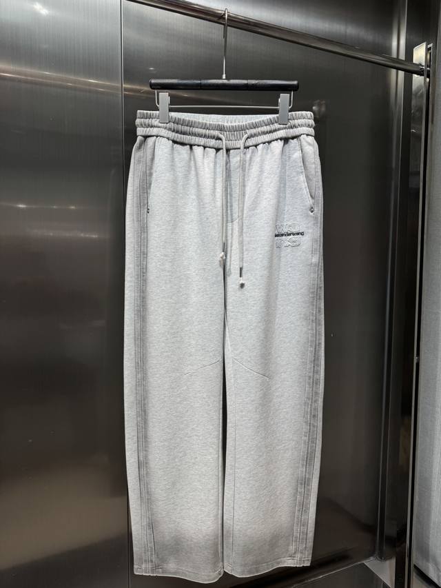 Wang 2025 Autumn and Winter New Pants Pure Cotton Sweater Pants Comfortable and