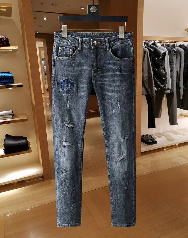 Ver*Ace Fanjia 20Ss new summer jeans, original reproduction, fermented and rinse