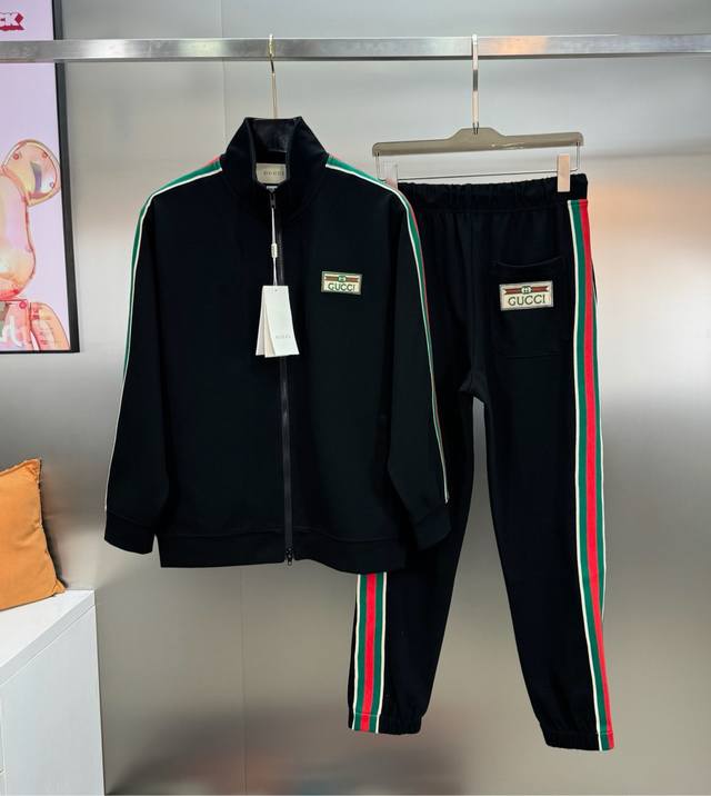 Jacket, pants 270 Gucc* Gu-Qi 25S trendy Tencel suit! Super high-quality 2025 n