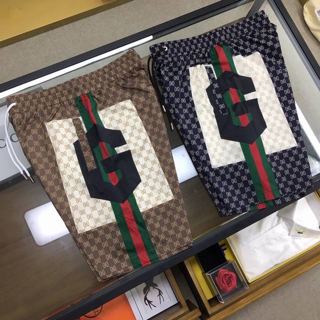 High-quality Gucci hot-selling Ss new summer casual shorts, brand high-definiti