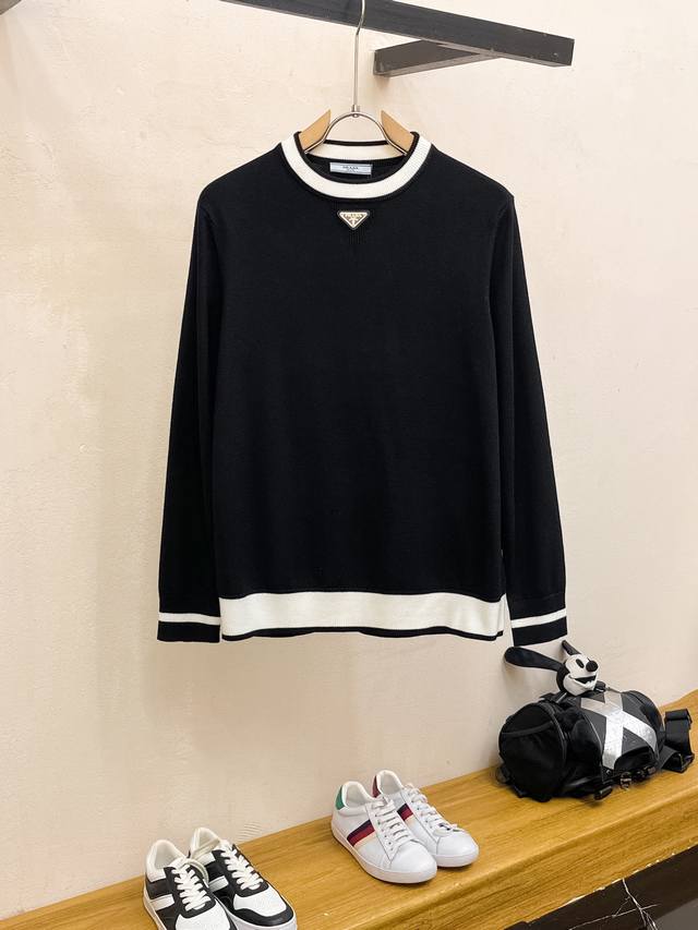 Prada sweater, latest Fall/Winter 2025 collection, 1:1 top-tier replica, in per