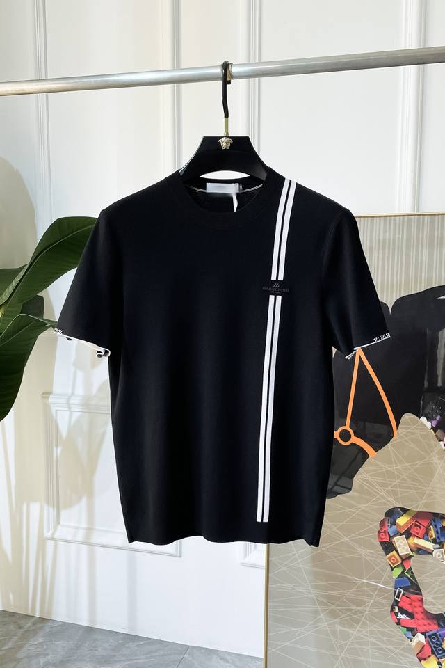 Balenciaga - 2025Ss Autumn/Winter Short-Sleeved Bottoming Shirt Series! A must-