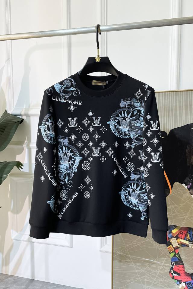 Lv 2025Ss Fall hot-selling style, the highest-end fashion sweatshirt T-shirt, a