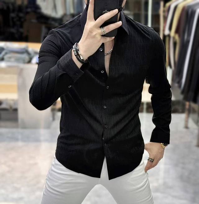 Armani 2025Ss Fall/Winter Fashion Hot-Selling Long-Sleeved Shirt, sourced from