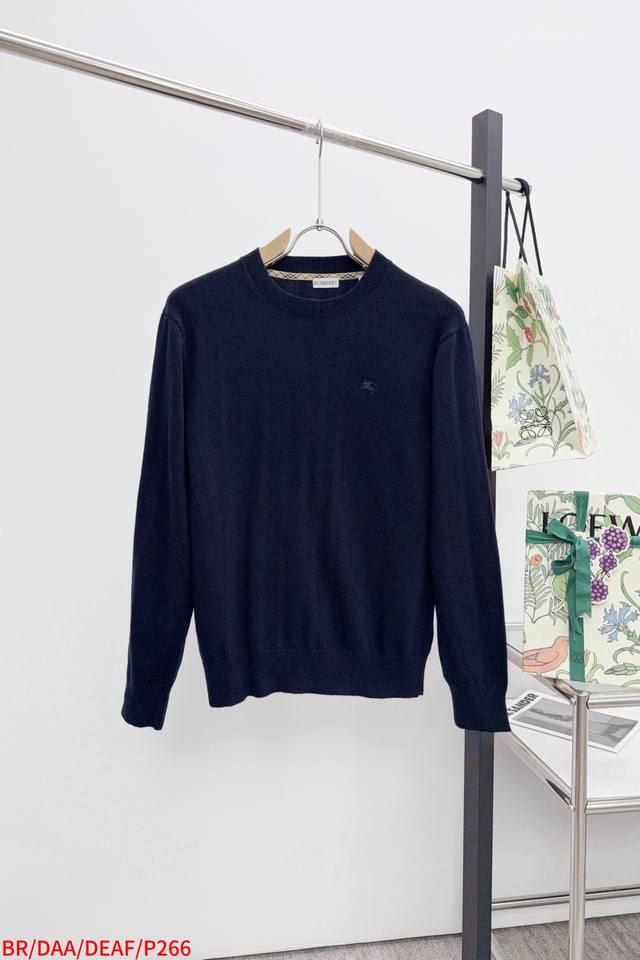 Br Burberry Warhorse Embroidered Crewneck Knit Sweater In Stock S, M, L, XL, Ful