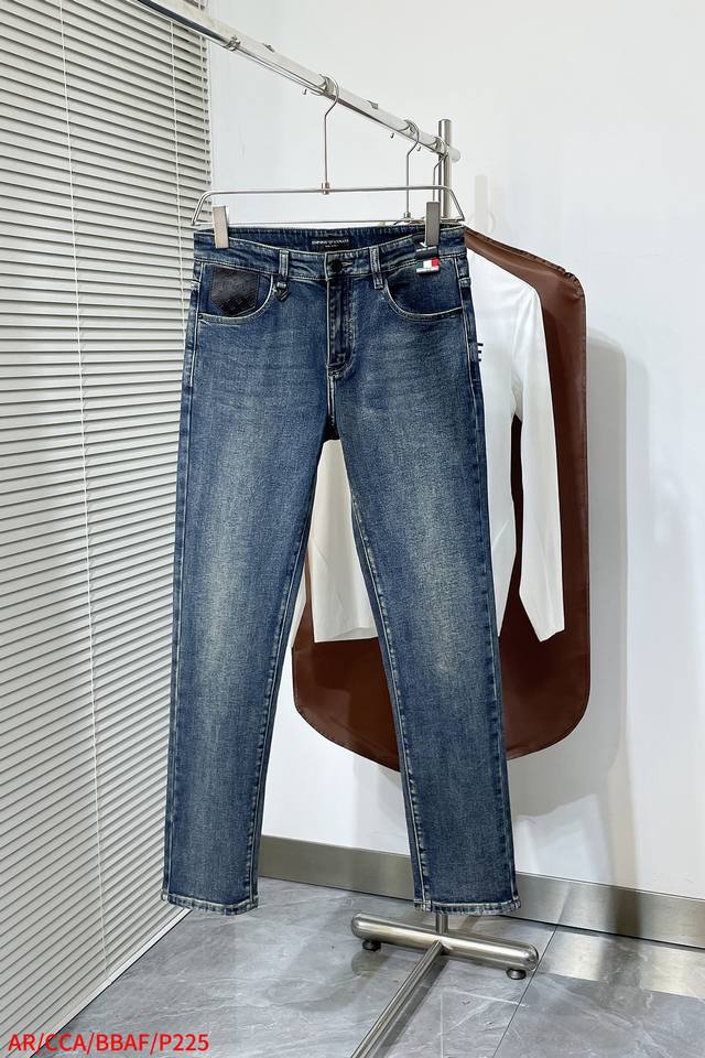 Ar Exclusive to Armani, these high-end new jeans! Custom-made fabrics are breath