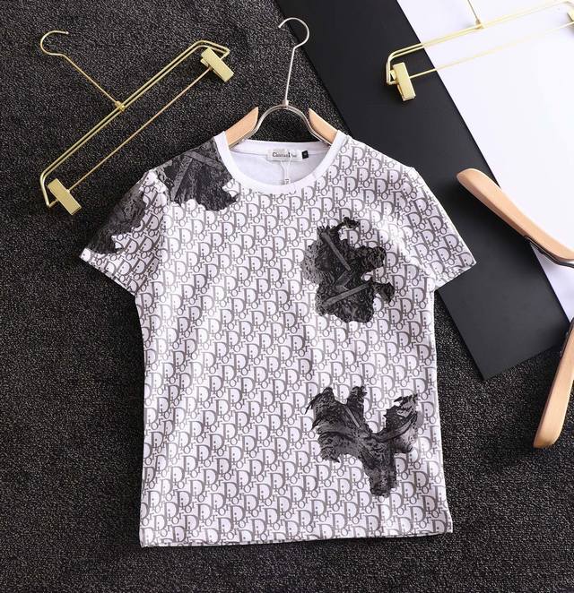 New short-sleeved shirt from Dior's official summer website, counter version, e