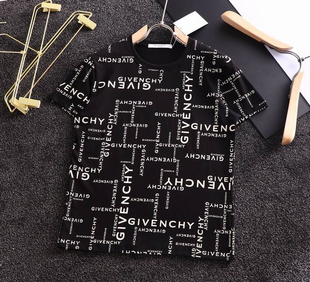 Givenchy summer official website new short-sleeved shirt, counter version, exqu