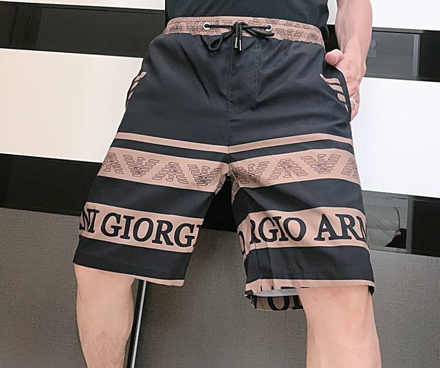 Armani's new summer beach shorts! 1-to-1 reproductions of the originals from th