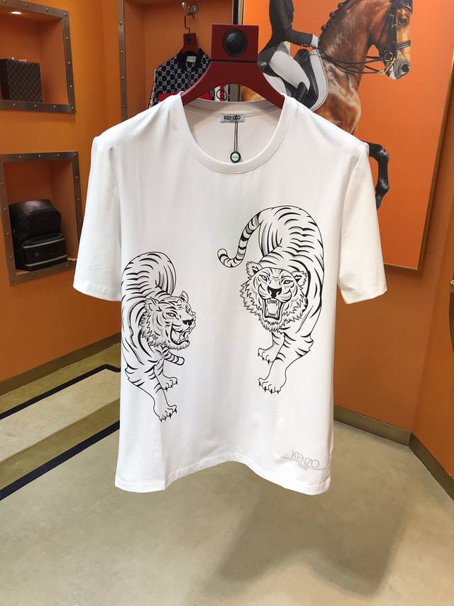 Kenzo: The latest spring/summer round-neck short-sleeved T-shirt from the offici