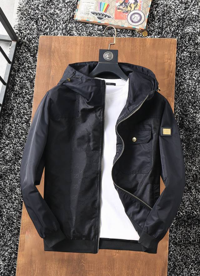 Gucci's 2025 spring and autumn new casual jacket, the latest fashion casual zipp