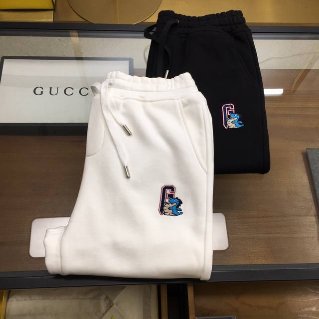 New Gu.Ci... 2025 season new men's casual pants. Made of high-end custom-made f