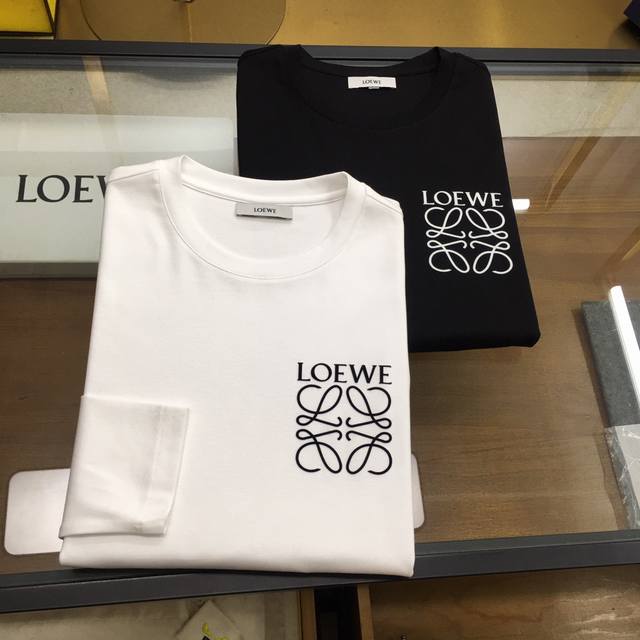 New Long T-shirt from Loew... 2025 Spring new arrival, casual long-sleeved T-sh
