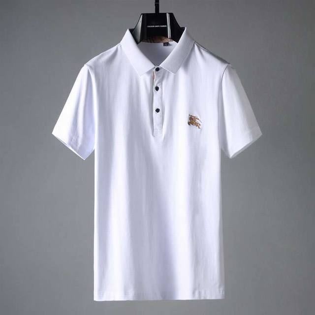 Bur's new spring/summer lapel short-sleeved top is made of imported 90s merceriz