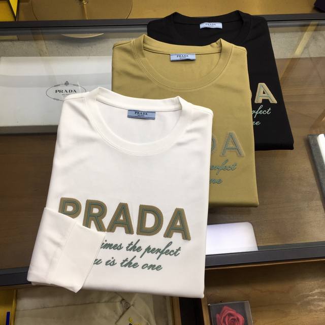 New arrival: prad Ss sweatshirt. Autumn and winter fashion long-sleeved crew ne