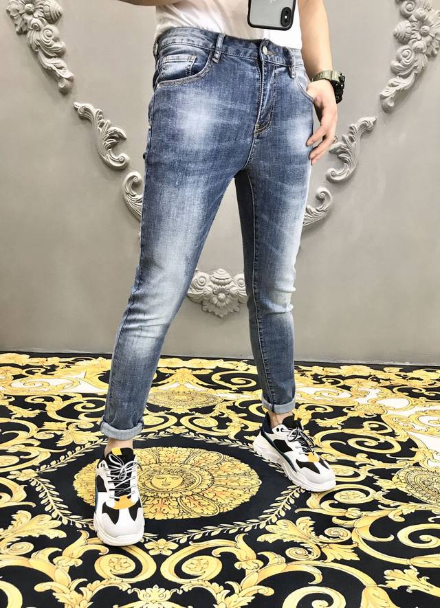 A*Rmani Armani 20Ss new summer jeans, a replica of the original, impeccable work
