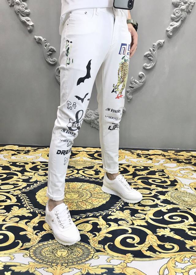 Bale*Nciaga Paris* brand new summer jeans, original reproduction, impeccable wo