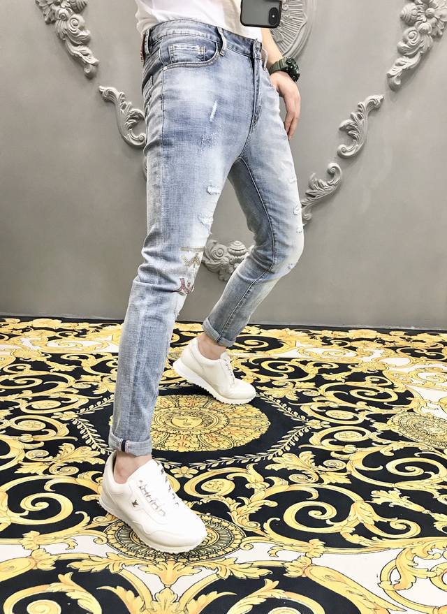 Burb*Erry B's new summer 20Ss jeans are a replica of the original, impeccably cr