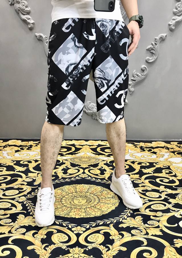 Chan*Le Chanel 20Ss new summer casual shorts, original replica, all-over jacquar