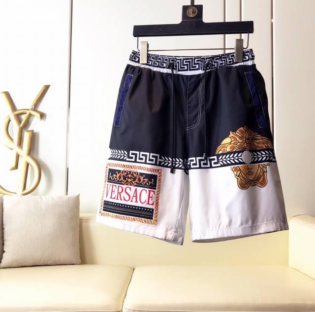 Versace Spring/Summer Collection, new beach shorts from the official store. Cus