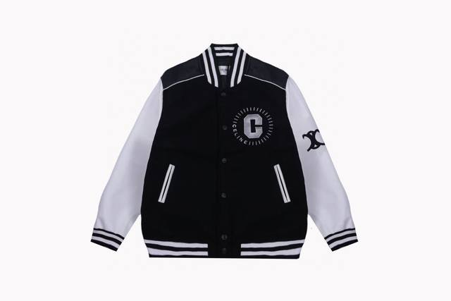 Celine runway-inspired baseball jacket . After a month of preparing the origina