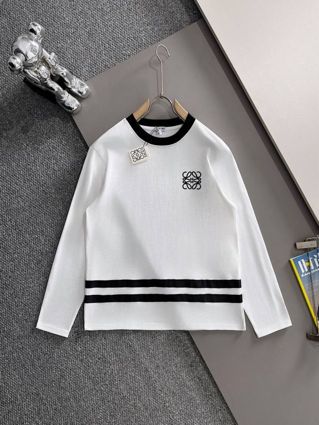 Loewe 2025 new style stitching craft imported machine embroidered logo unisex lo