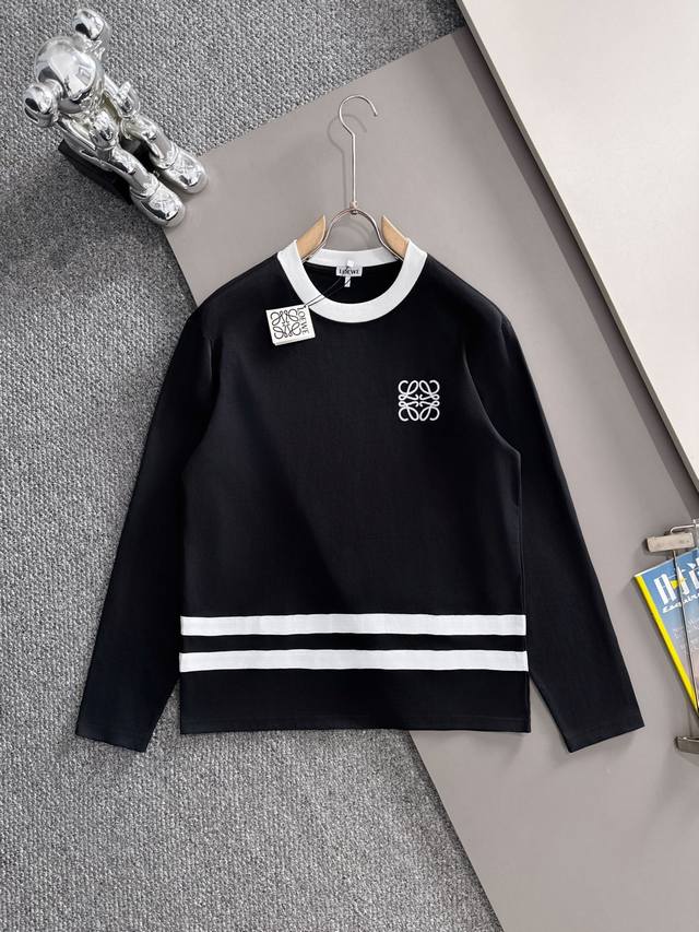 Loewe 2025 new style stitching craft imported machine embroidered logo unisex lo