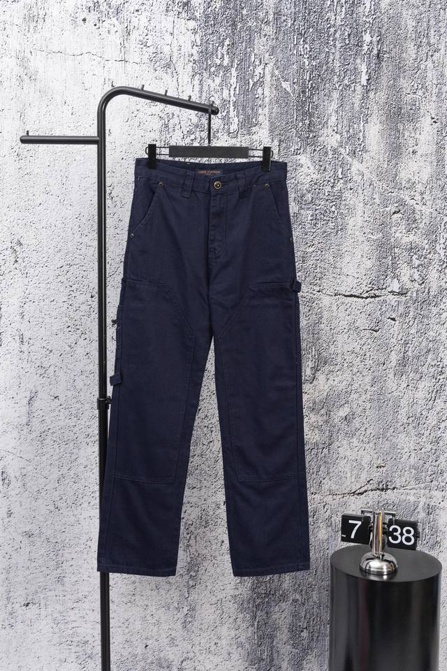 Louis Vuitton LV Embroidered Denim Overalls. A must-have for everyday commuting,