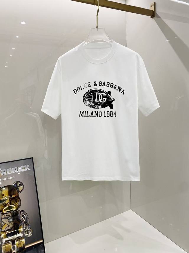 Dolce & Gabbana# 2025 Spring/Summer new release, the latest short-sleeved round