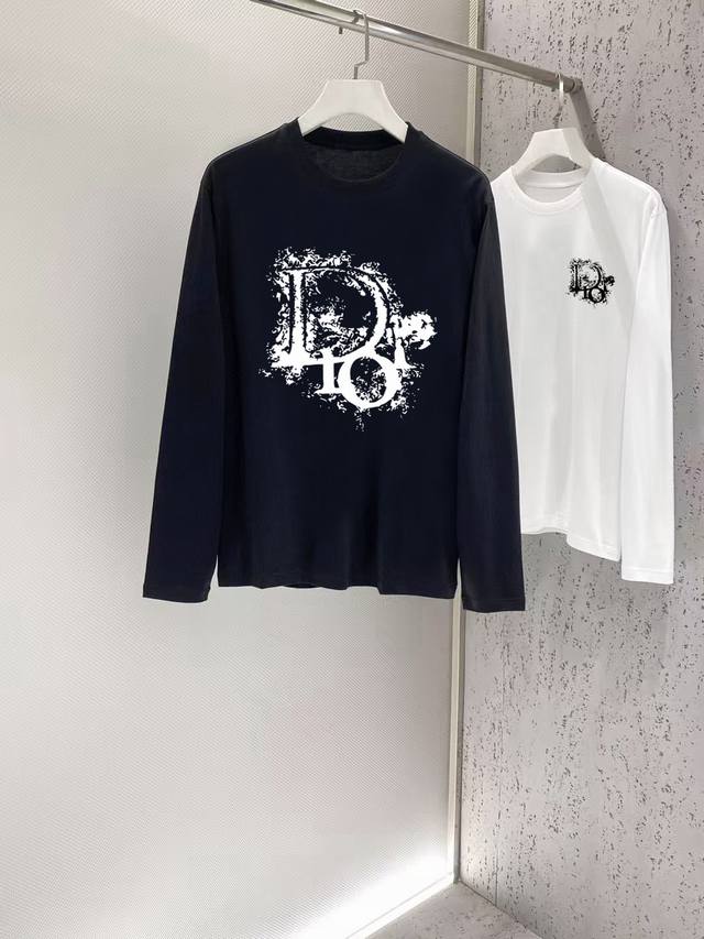 Dior 2025 Autumn and Winter counter new fashion casual base shirt long-sleeved T