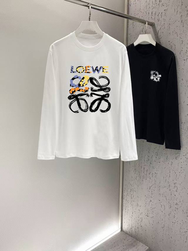 Loewe's new fashion casual long-sleeved T-shirt for the autumn and winter of 202