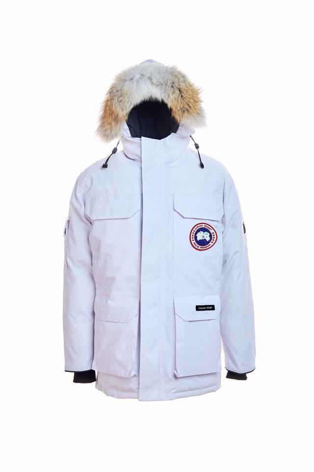 Factory Price (P) Pure White, No Returns. Canada Goose 2008 Expedition Parka 46