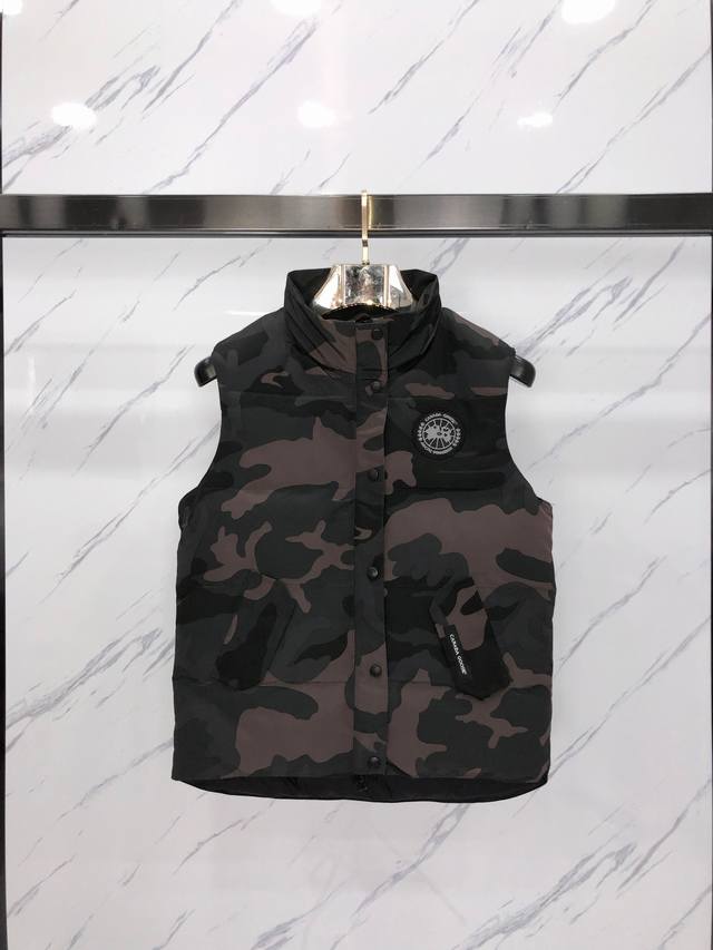 Style: Women's Big Goose Vest Color: Black Camouflage Size: S-Xxl Canada Goose F